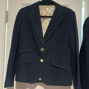 Talbots navy blue blazer size 8